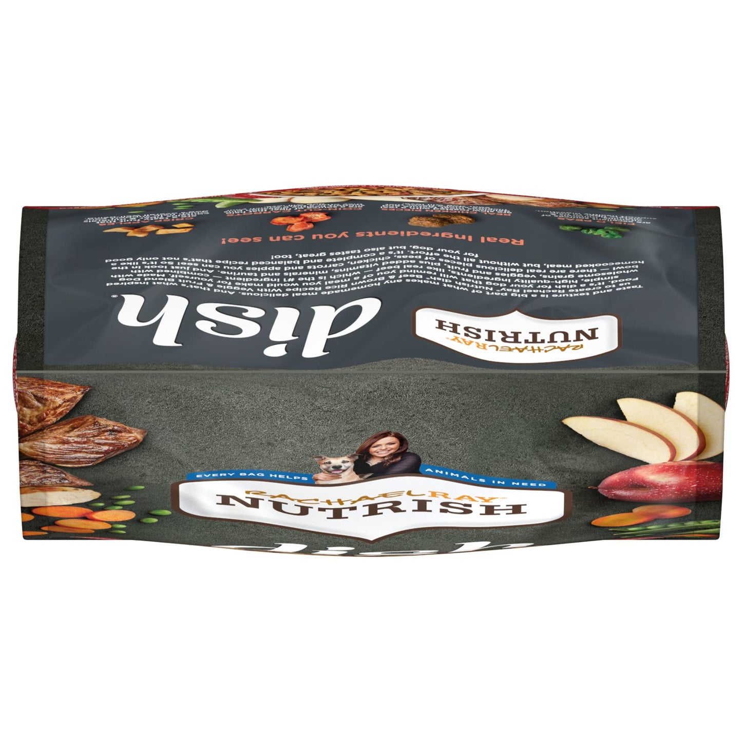 Rachael Ray Nutrish Dish Beef & Brown Rice Recipe with Veggies & Fruit Dry Dog Food, 3.75 lb. Bag