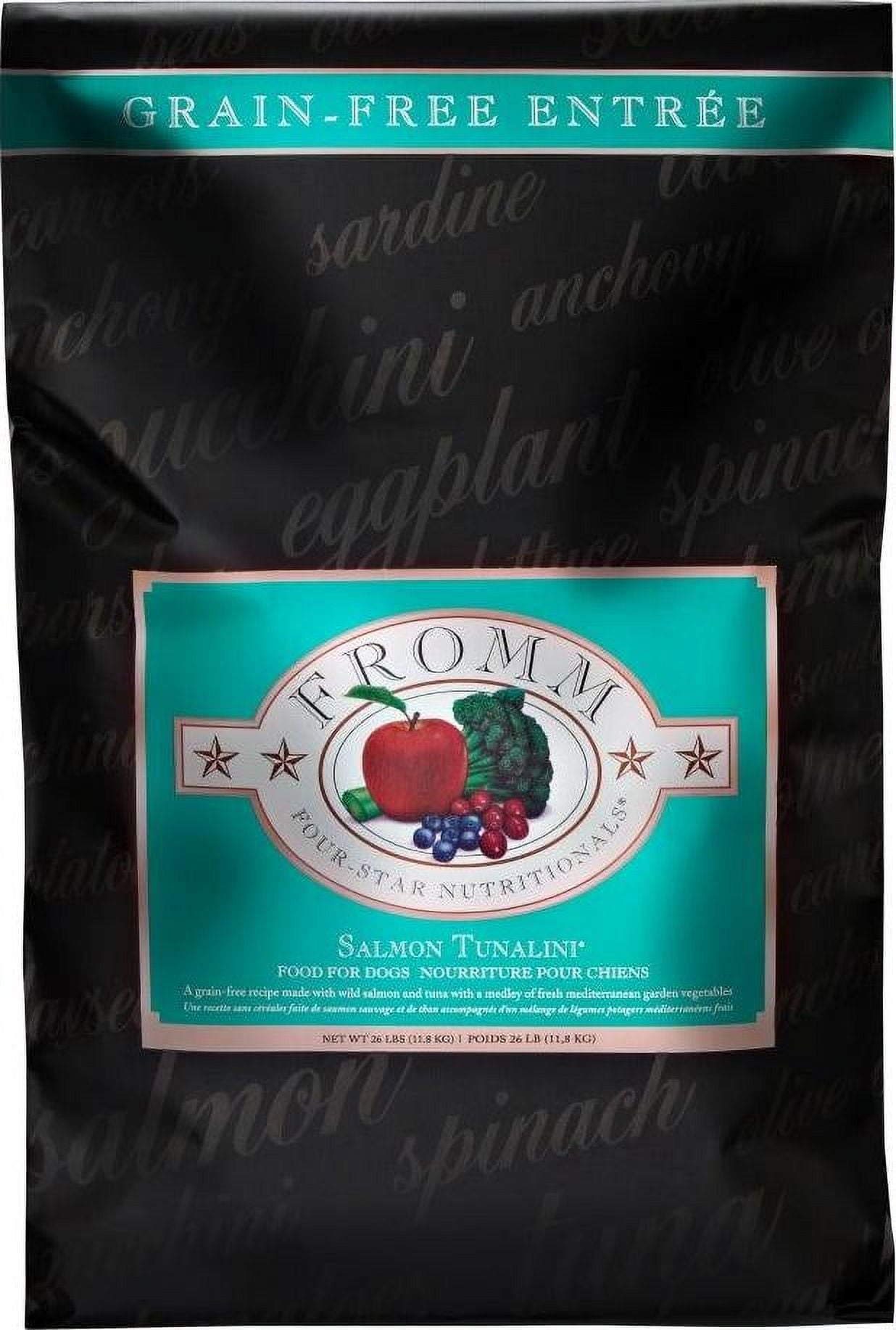 Fromm Four Star Grain Free Salmon Tunalini Recipe Dry Dog Food 4 lb