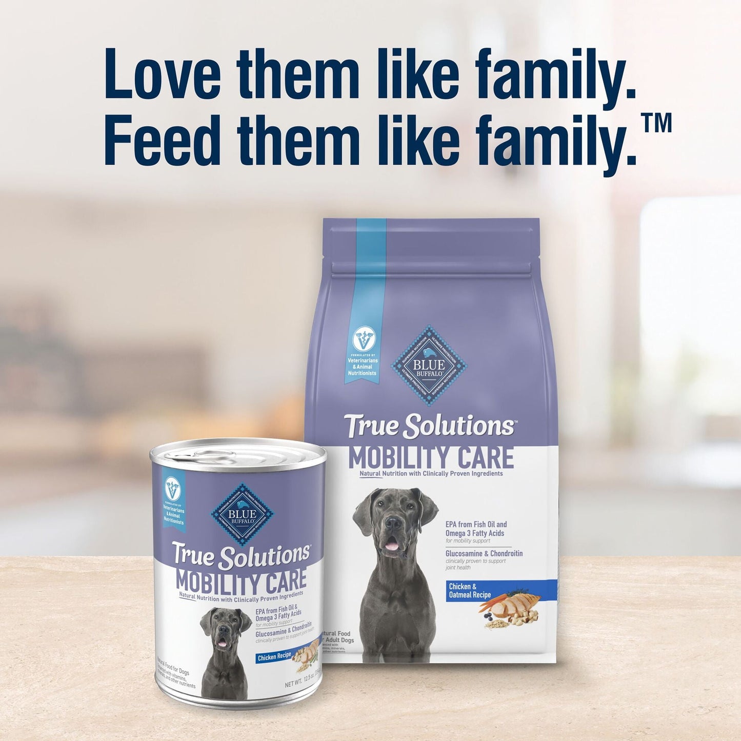 Blue Buffalo True Solutions Mobility Care Natural Dry Dog Food, Chicken, 4-lb. Bag