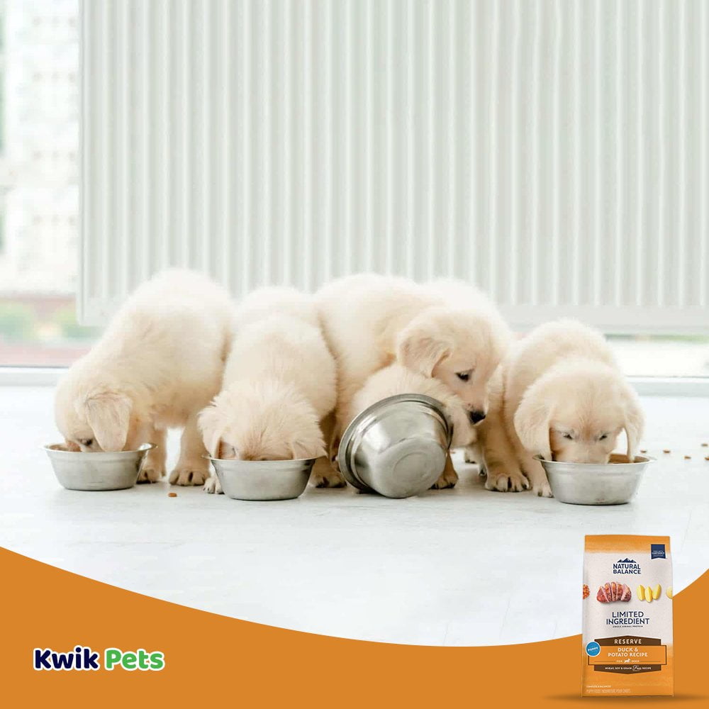 Natural Balance L.I.D. Limited Ingredient Diets Duck & Potato Puppy Formula Dry Dog Food, 12 Pounds