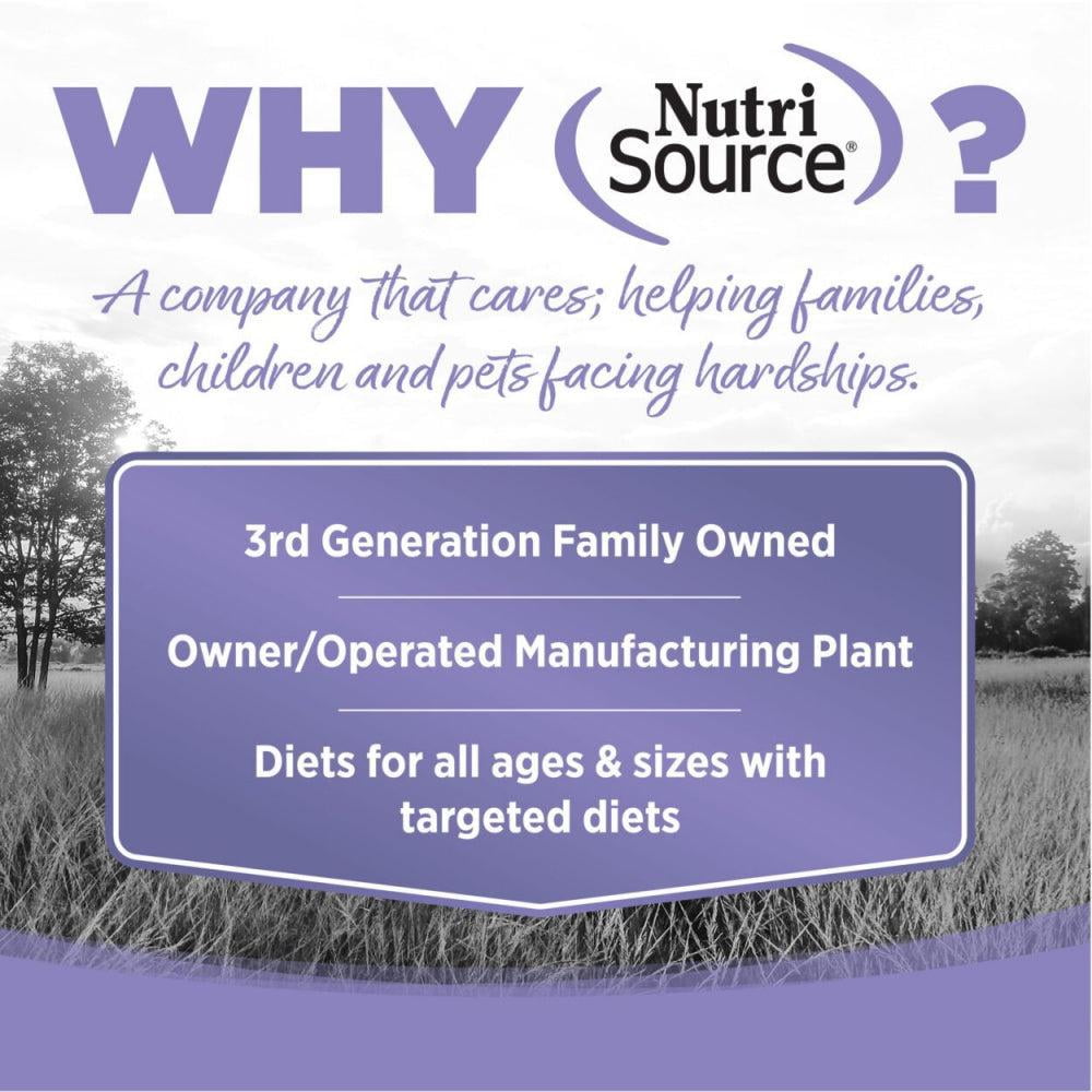 NutriSource Grain Free Small and Medium Breed Puppy Recipe Dry Dog Food 12 lb