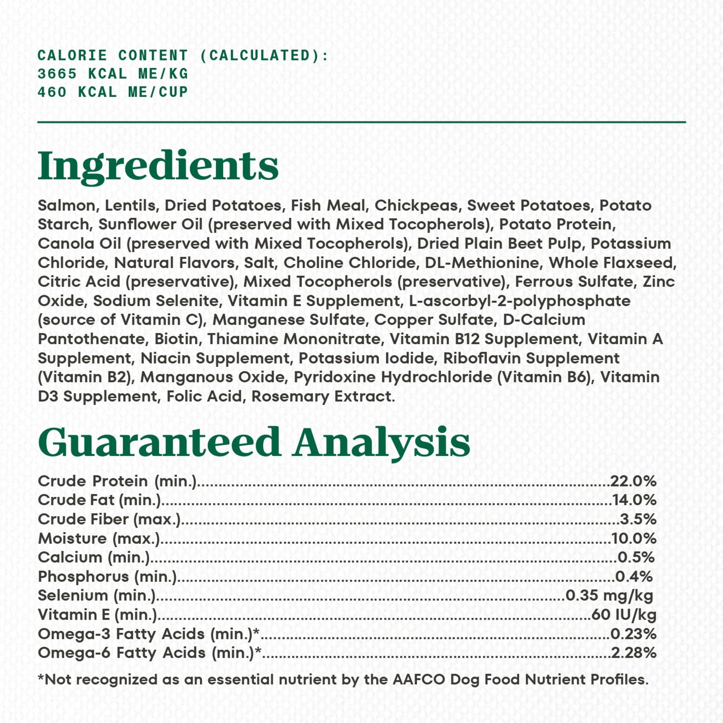 Nutro Limited Ingredient Diet Dry Dog Food, Salmon & Lentils Recipe, 22 Lbs.