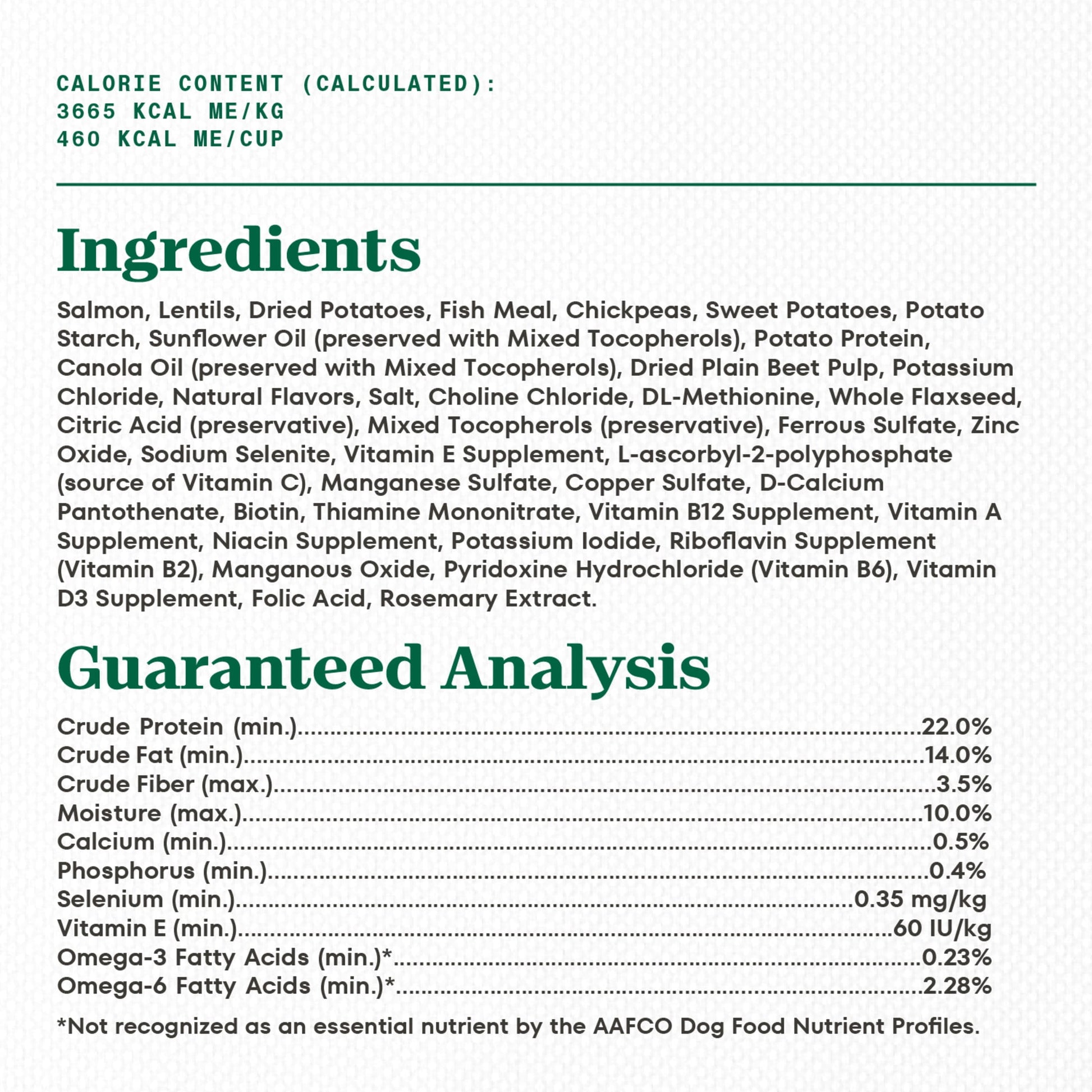 Nutro Limited Ingredient Diet Dry Dog Food, Salmon & Lentils Recipe, 22 Lbs.