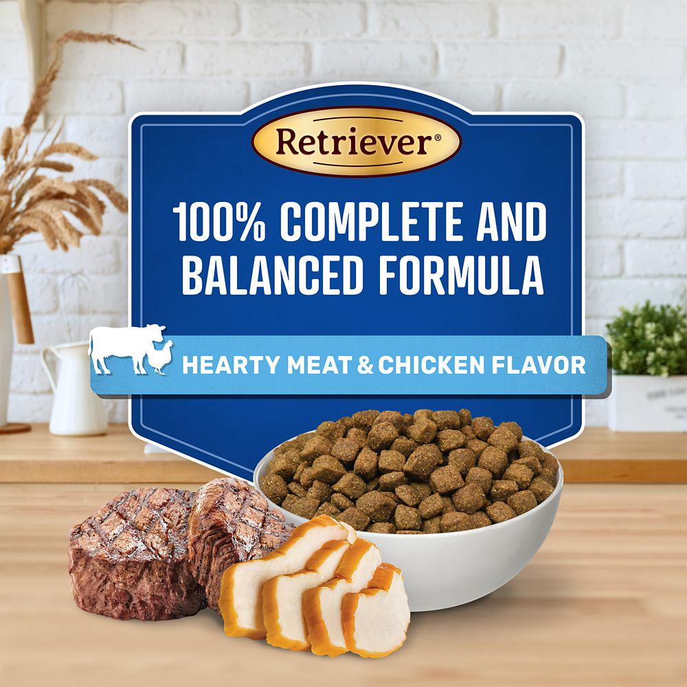 Retriever Adult Performance High Protein Beef and Chicken Recipe Dry Dog Food, 50 lb. Bag