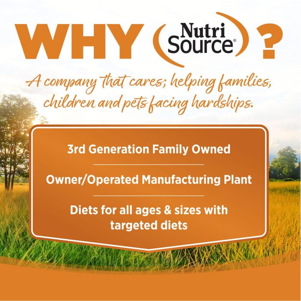 NutriSource Lamb Meal and Rice Dry Dog Food 12 lb