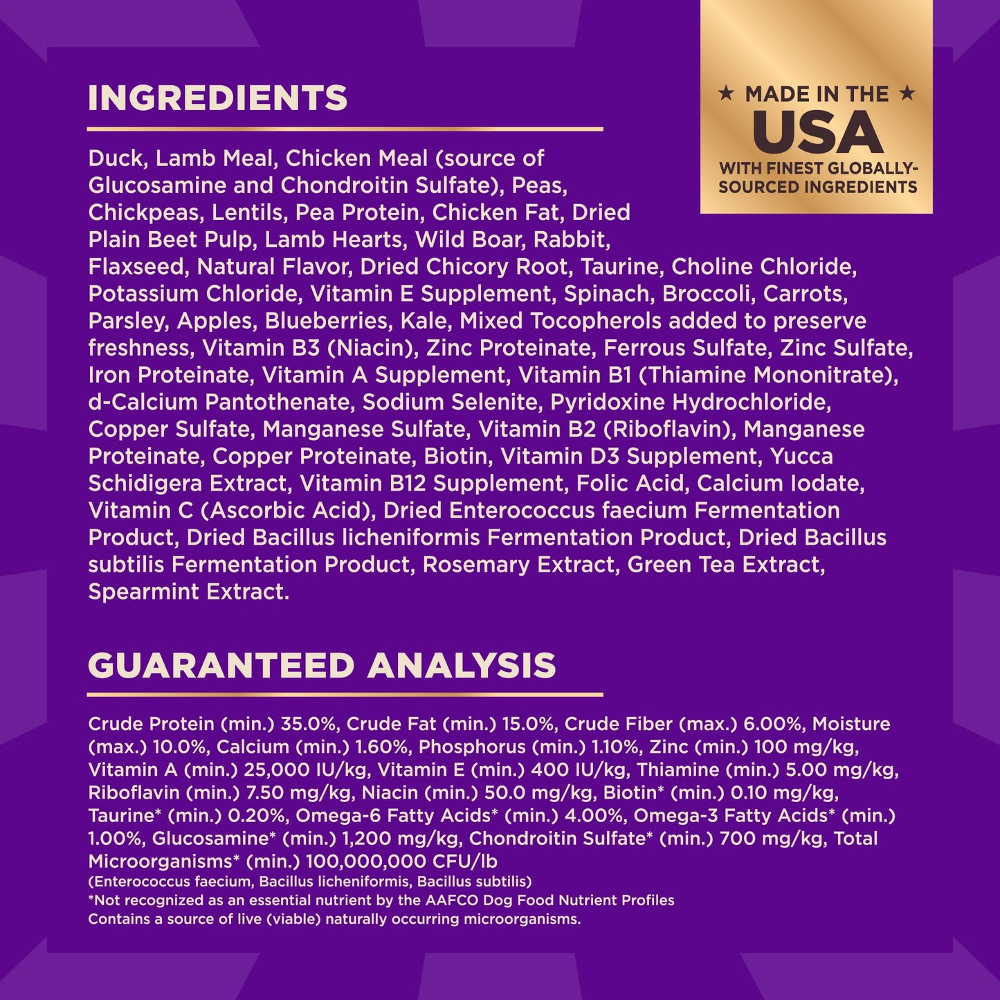 Wellness CORE+ Dry Dog Food with Freeze Dried Pieces, Grain Free, High Protein, Natural, Wild Game Duck, Lamb, Wild Boar, & Rabbit Recipe, (18-Pound Bag)