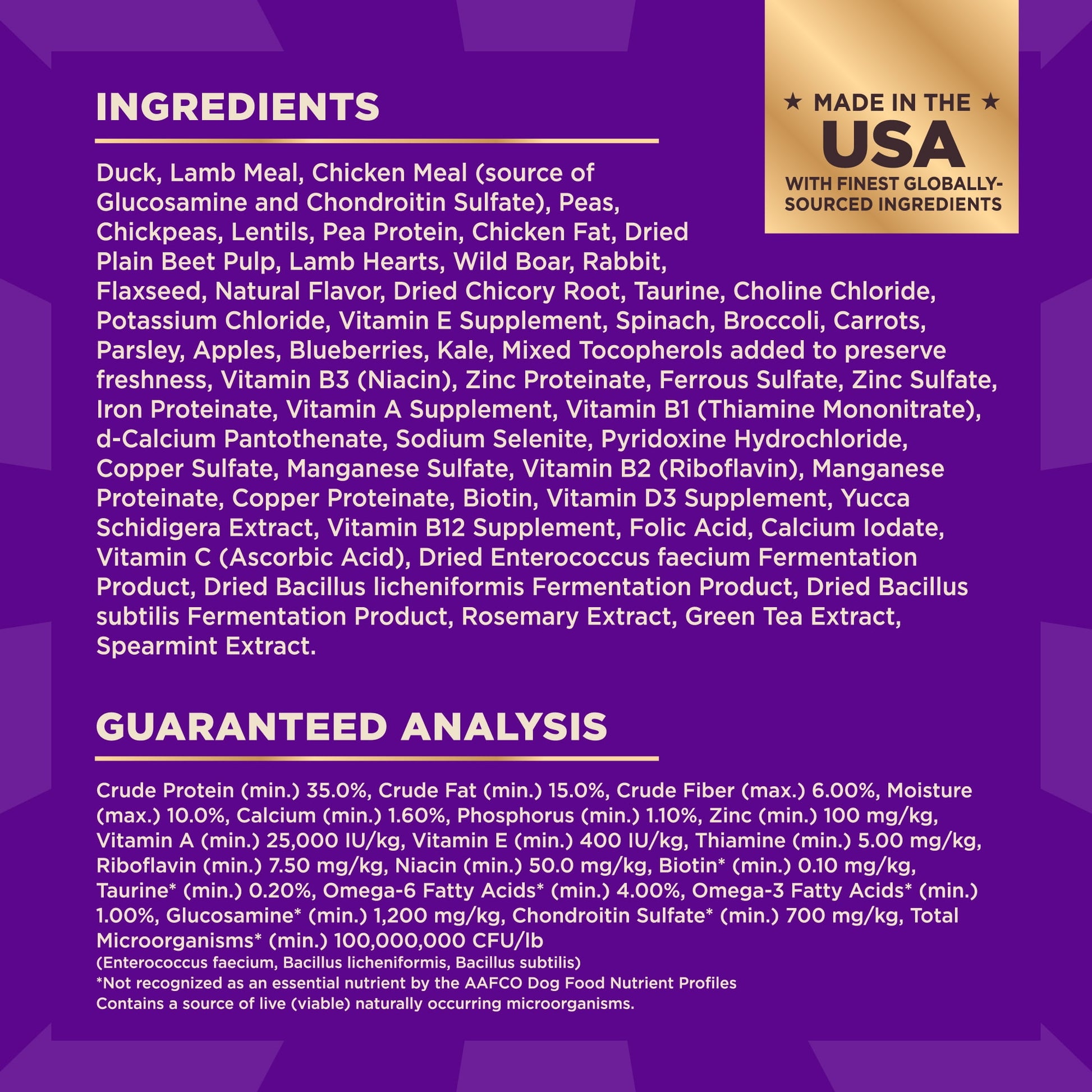 Wellness CORE+ Dry Dog Food with Freeze Dried Pieces, Grain Free, High Protein, Natural, Wild Game Duck, Lamb, Wild Boar, & Rabbit Recipe, (18-Pound Bag)