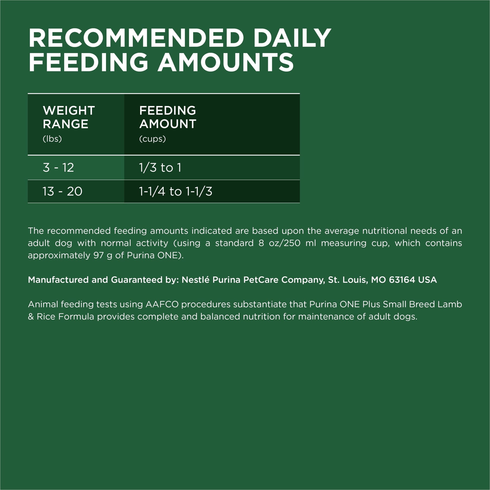 Purina ONE Natural Grain-Free Dry Dog Food, High Protein Lamb, Small Breeds, 3.8 lb Bag