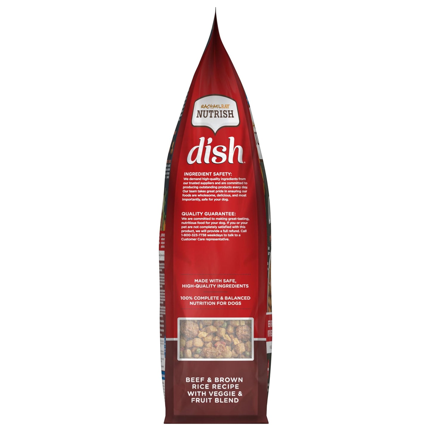 Rachael Ray Nutrish Dish Beef & Brown Rice Recipe with Veggies & Fruit Dry Dog Food, 3.75 lb. Bag
