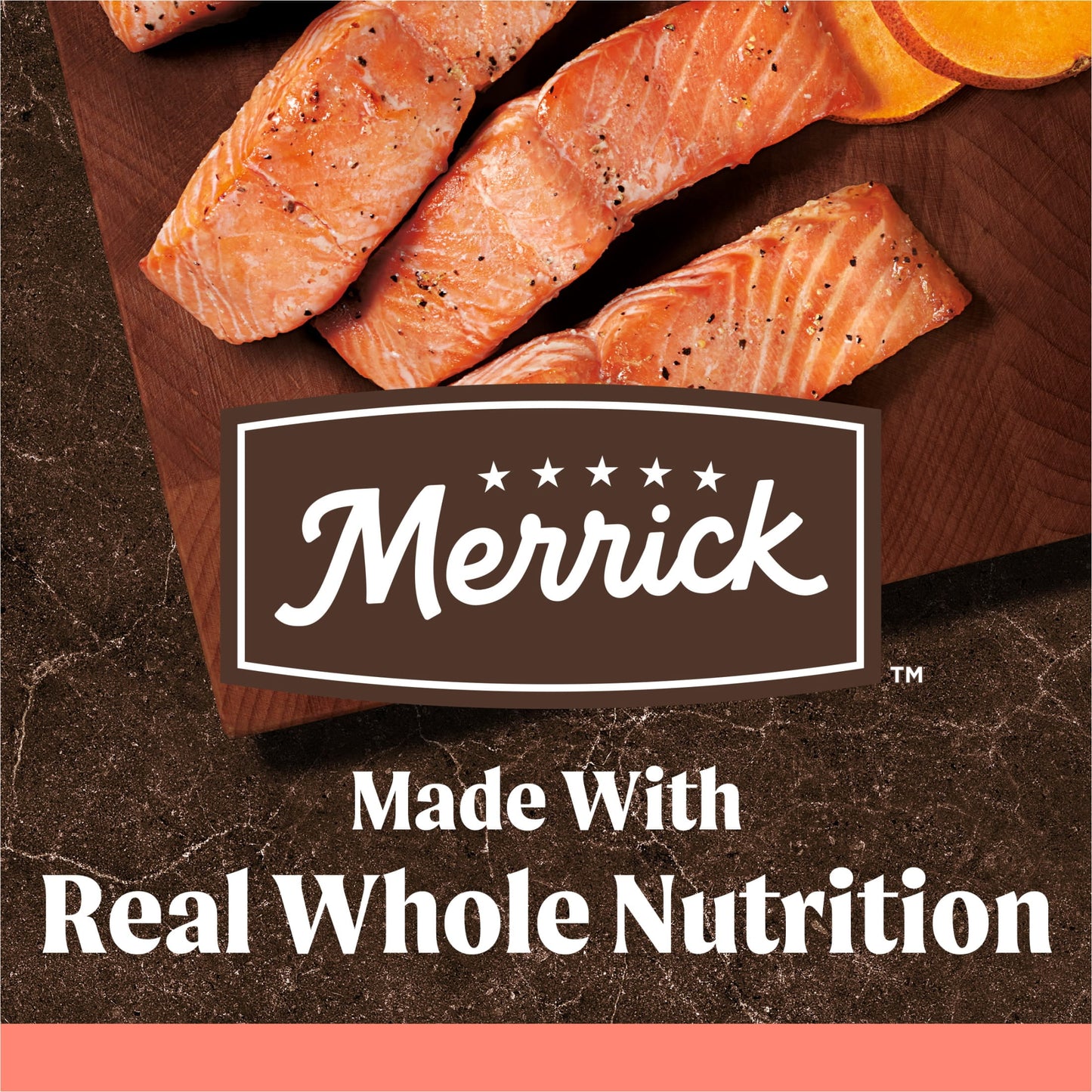 Merrick Premium Grain Free Dry Adult Dog Food, Wholesome And Natural Kibble With Real Salmon And Sweet Potato, 10.0 lb. Bag