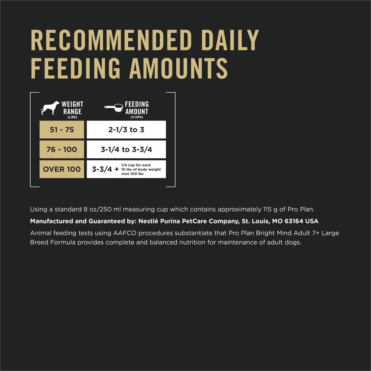 Purina Pro Plan Large Breed Senior Dog Food Bright Mind Seven Plus Chicken and Rice Formula