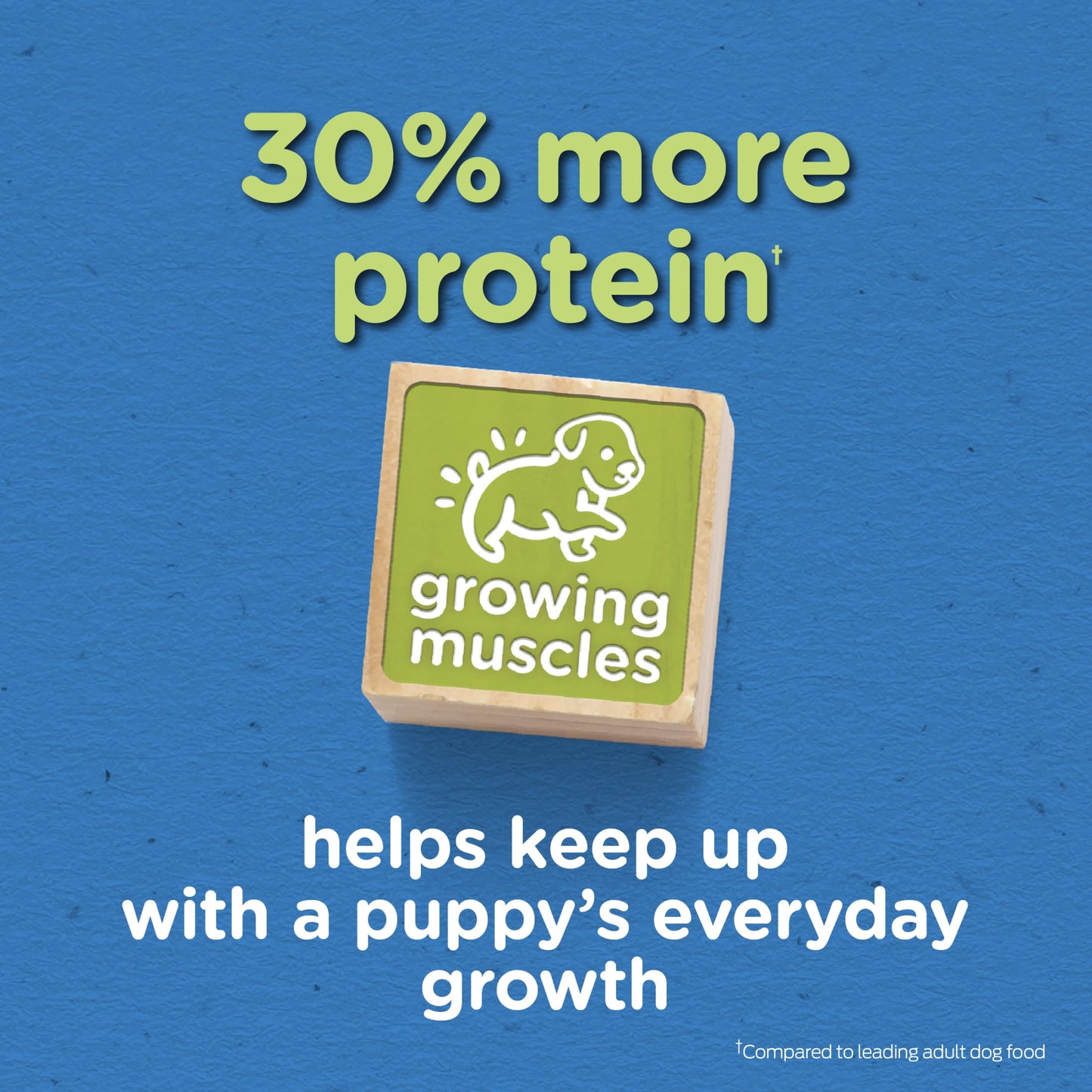 Purina Puppy Chow Dry Dog Food, Tender & Crunchy High Protein Real Beef & Rice, 30 lb Bag