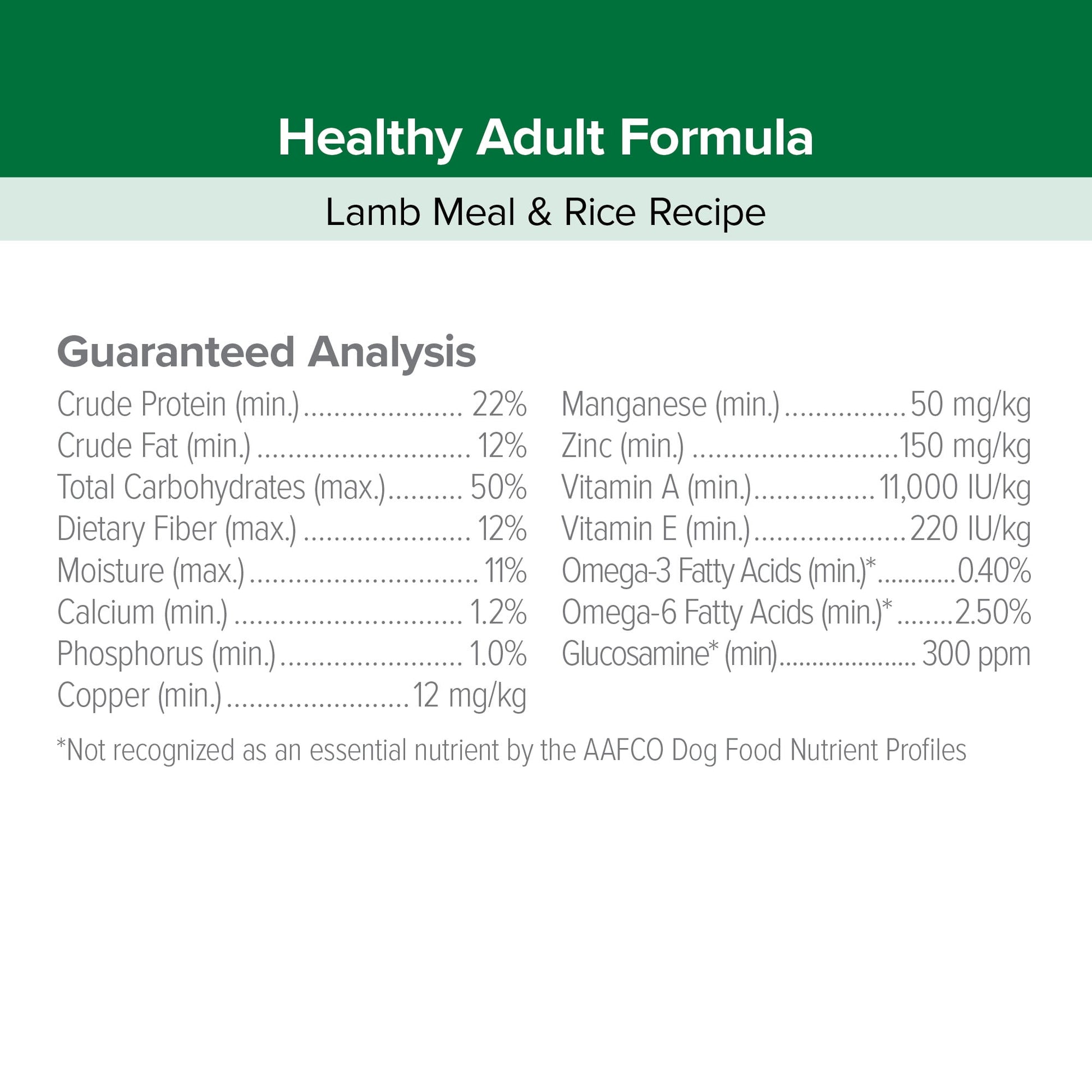 Entrust Performance EnTrust Adult Dry Dog Food, Real Lamb & Rice, 35 lbs Bag