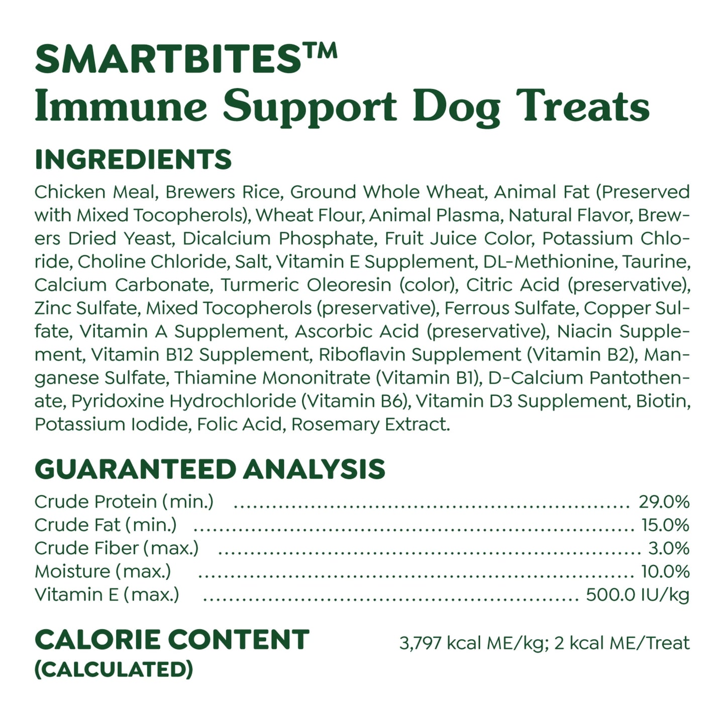 Greenies Smartbites Immune Support Crunchy & Soft Dog Treats, Chicken Flavor, 8 Oz Pack
