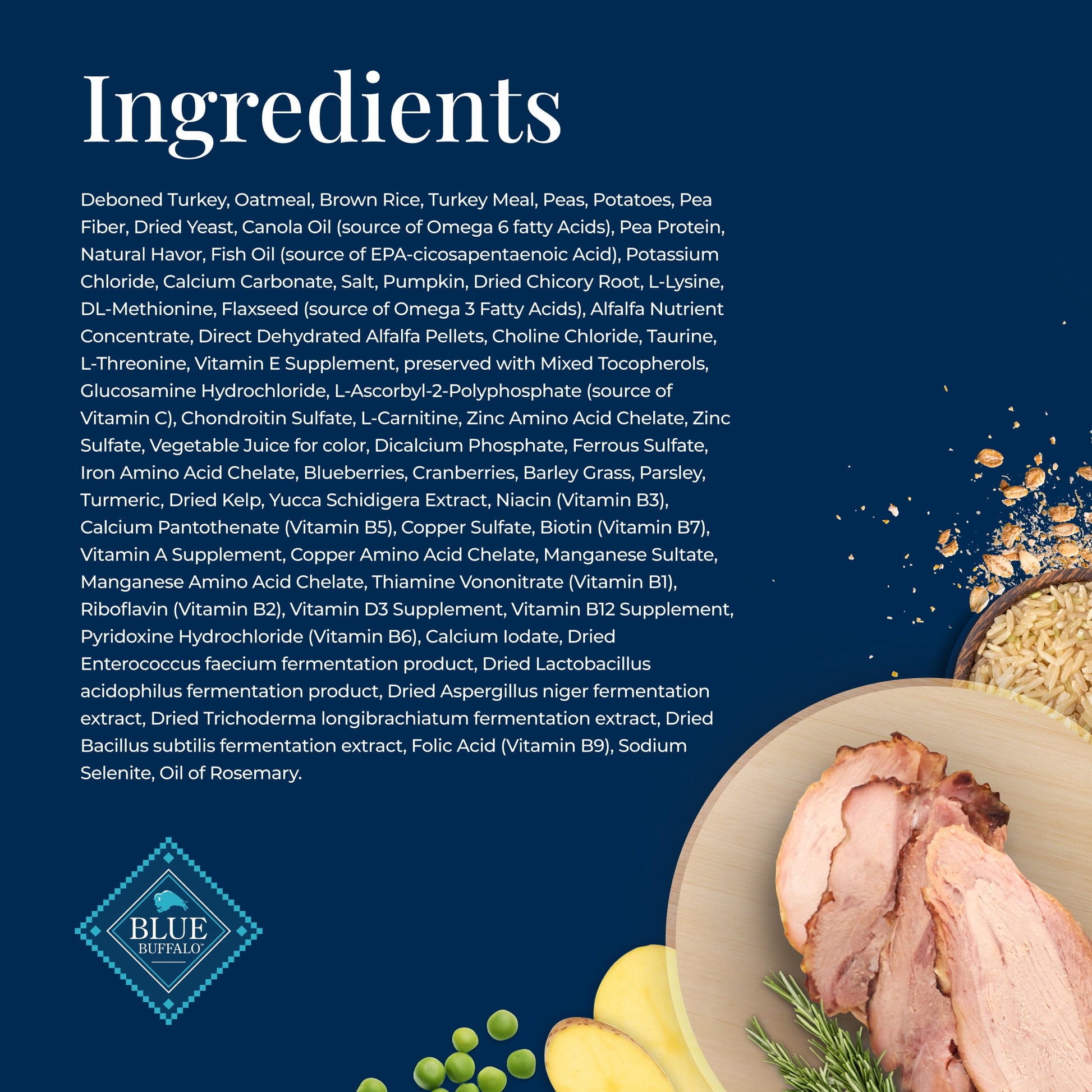 Blue Buffalo Basics Grain-Free Large Breed Adult Dry Dog Food, Limited Ingredient Diet, Turkey, 24 lbs.