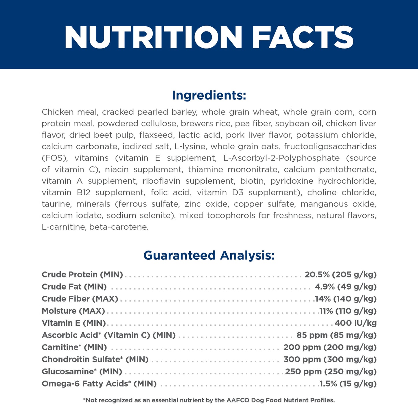 Hill's Science Diet Light Chicken & Barley Dry Dog Food, 15lb Bag