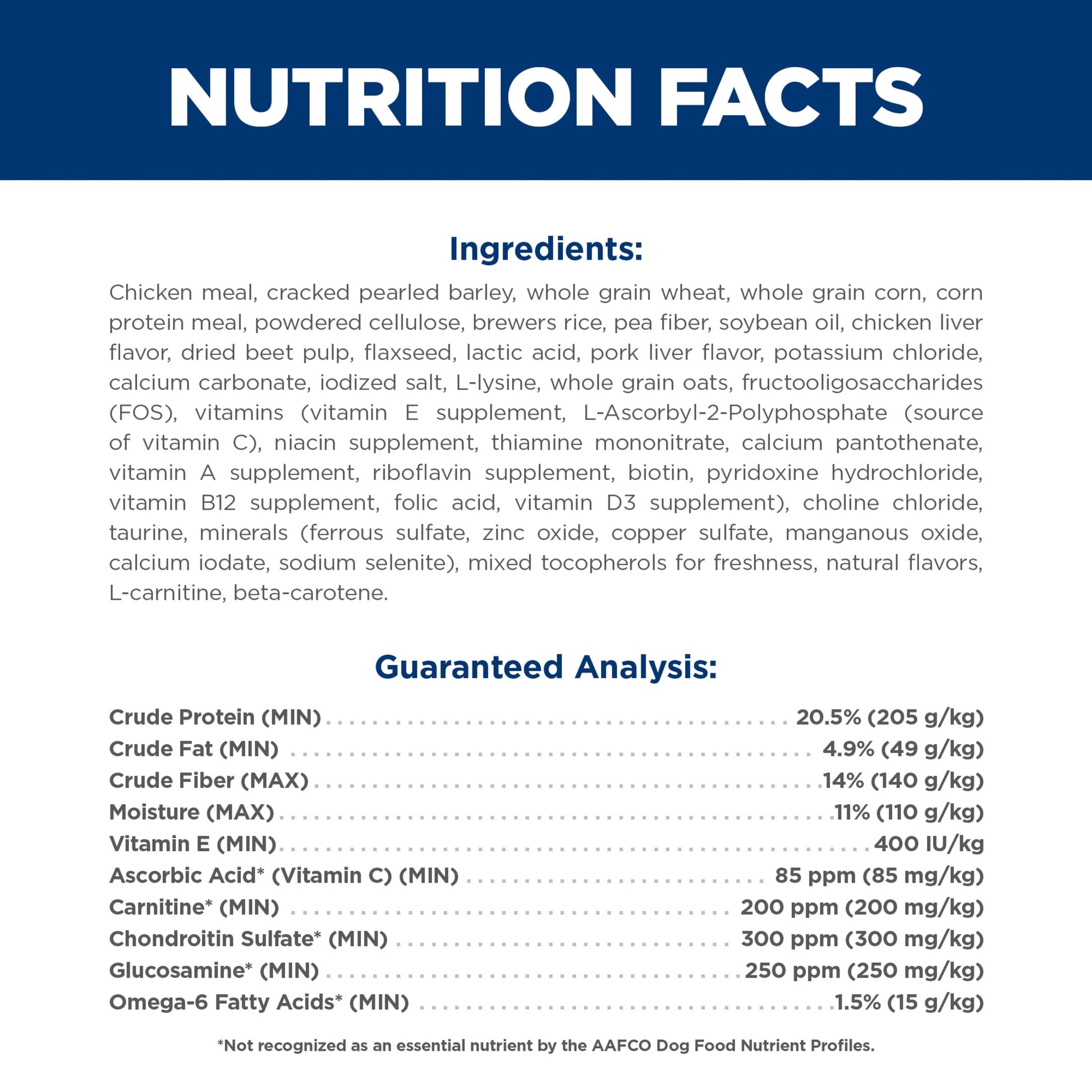 Hill's Science Diet Light Chicken & Barley Dry Dog Food, 15lb Bag