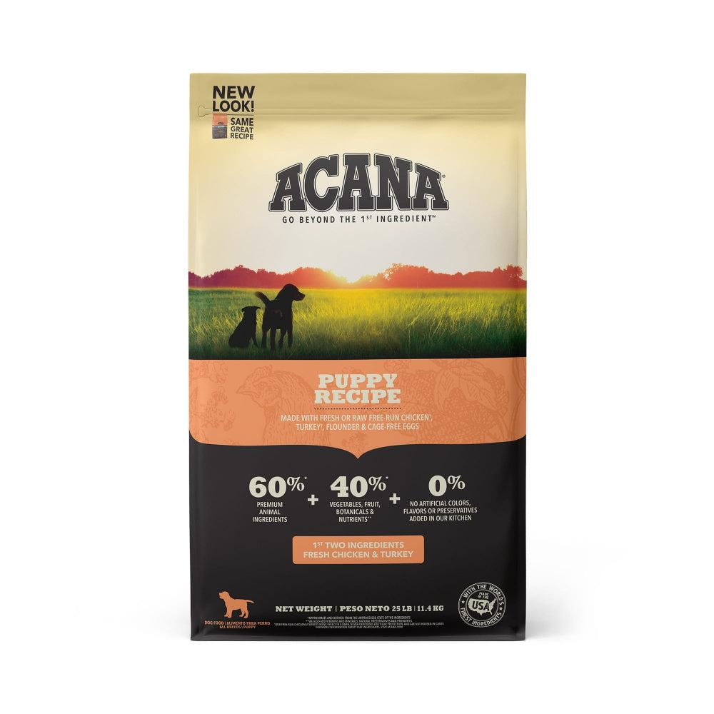ACANA Puppy Recipe Dry Dog Food 25 lb