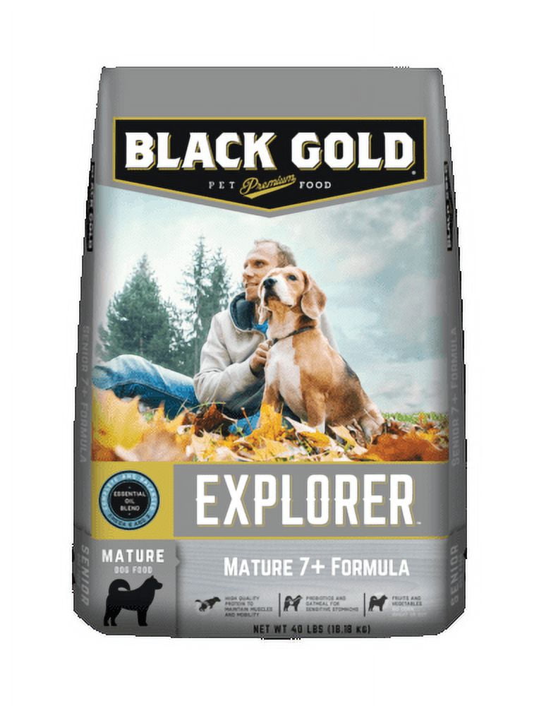 Black Gold Explorer Mature 7+ Formula Dry Dog Food (Pack of 16)
