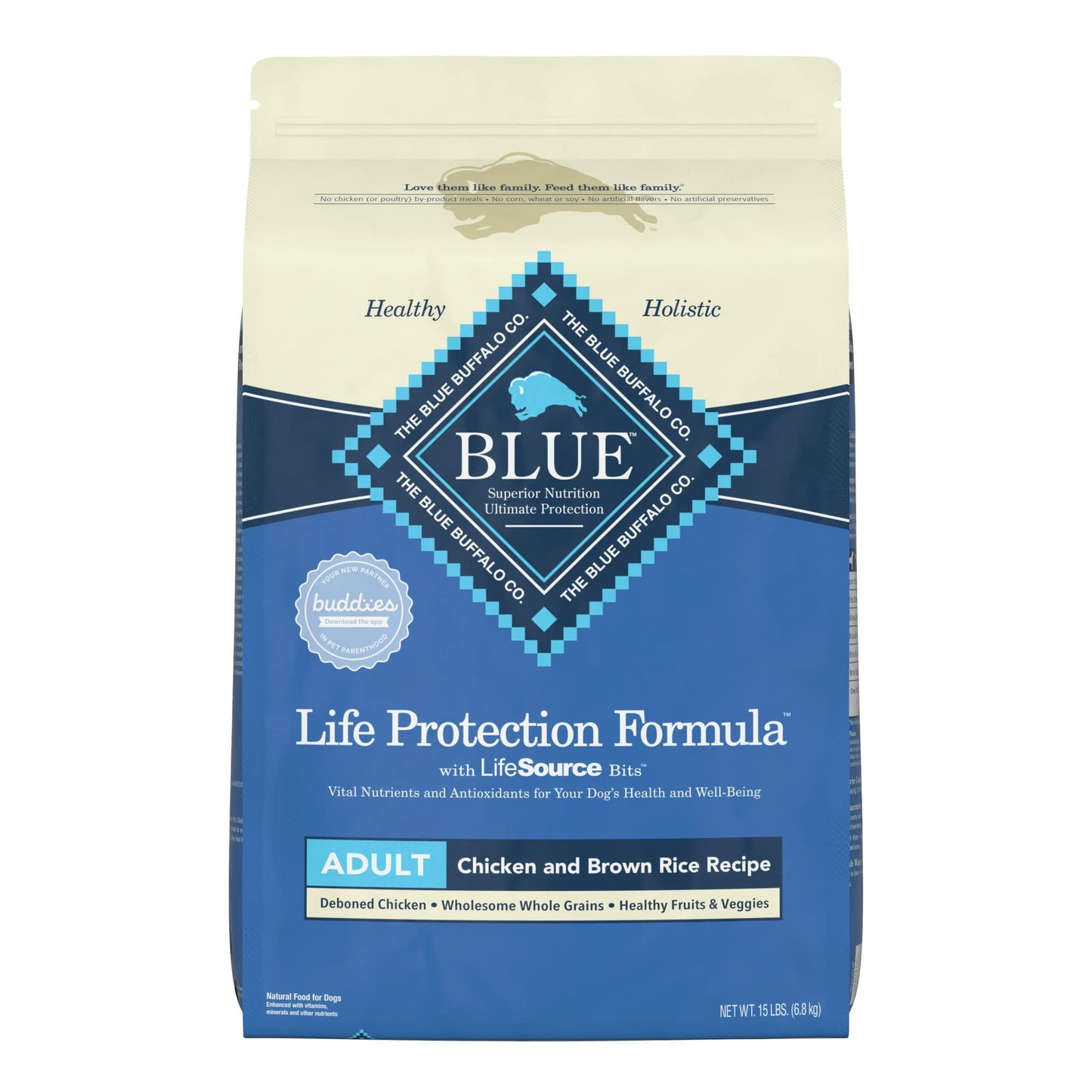 Blue Buffalo Blue Life Protection Formula Adult Chicken and Brown Rice (Pack of 2)