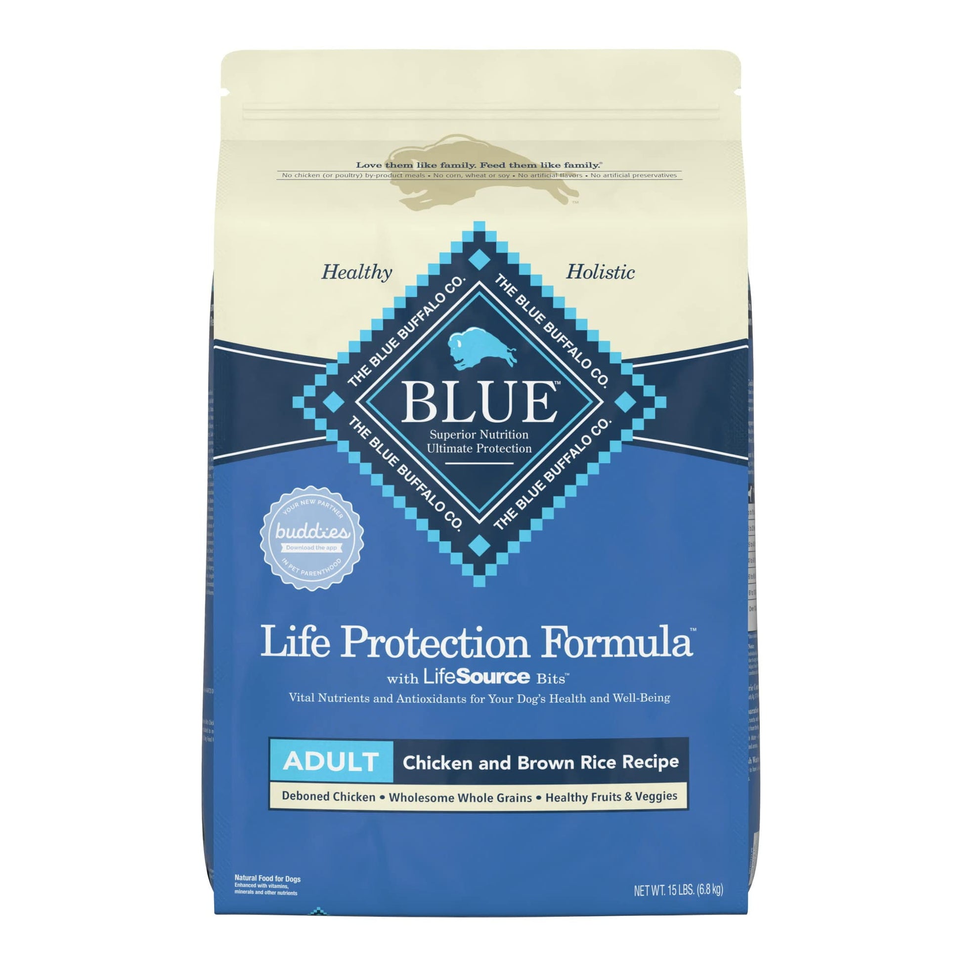 Blue Buffalo Blue Life Protection Formula Adult Chicken and Brown Rice (Pack of 2)