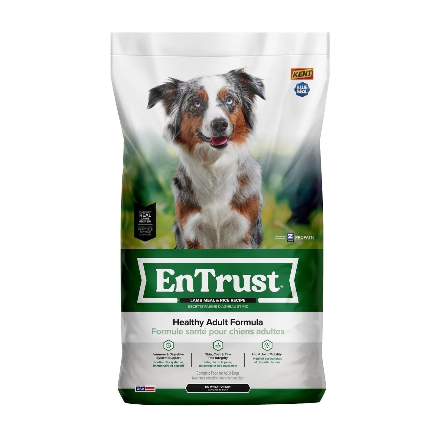Entrust Performance EnTrust Adult Dry Dog Food, Real Lamb & Rice, 35 lbs Bag