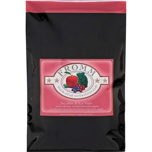 Fromm Four Star Salmon La Veg Recipe Dry Dog Food 4 lb