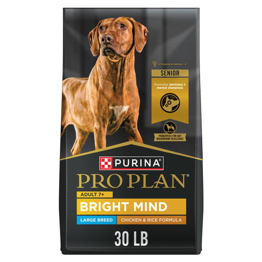 Purina Pro Plan Large Breed Senior Dog Food Bright Mind Seven Plus Chicken and Rice Formula