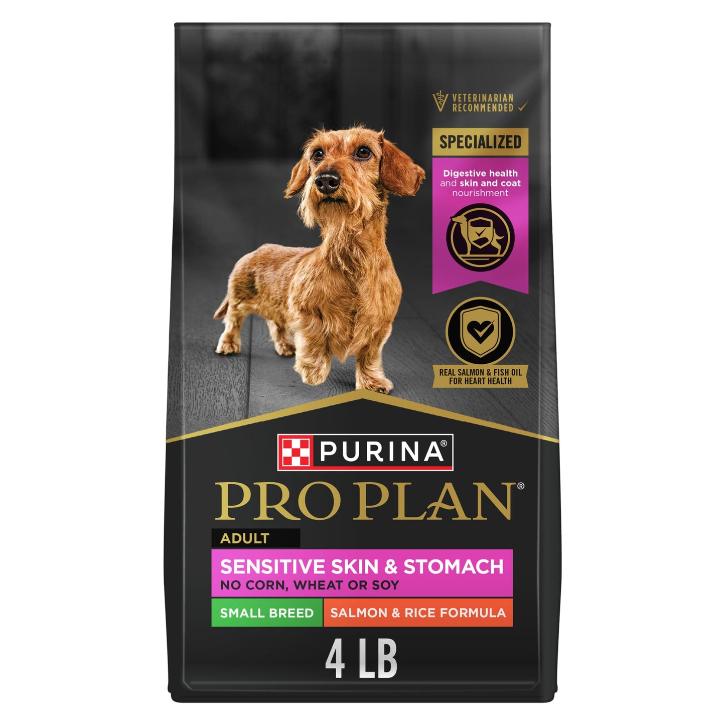 Purina Pro Plan Sensitive Skin and Stomach Adult Dog Food Small Breed Salmon and Rice Formula