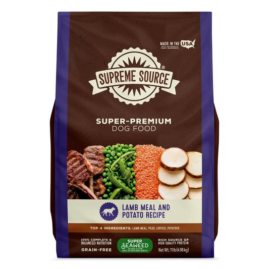 Supreme Source Grain-Free Lamb Meal & Potato Recipe Dry Dog Food, 11lb Bag