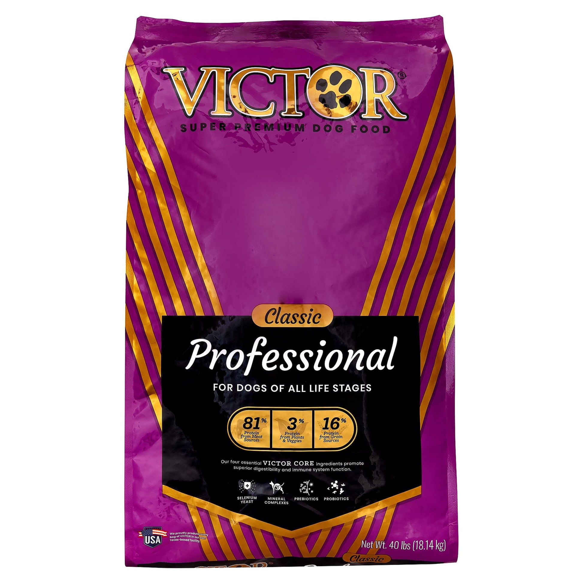 Victor Professional Formula Dry Dog Food, 40 lb