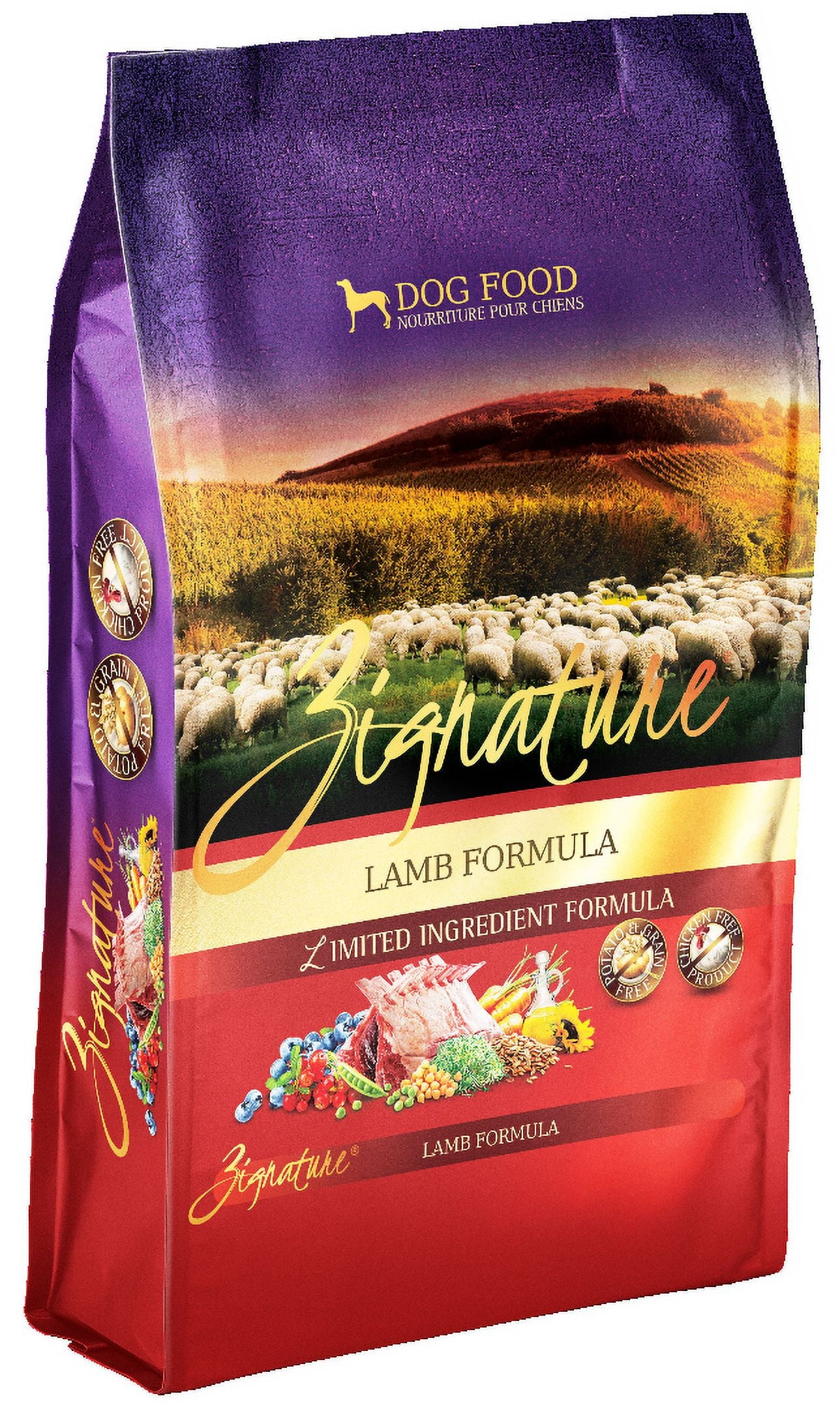 Zignature Lamb Formula Dry Dog Food, 4 Lb