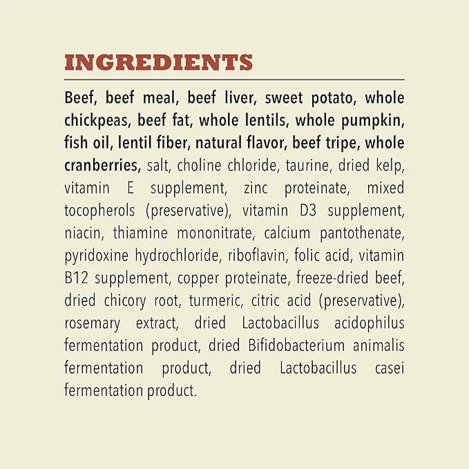 ACANA® Beef  Pumpkin Recipe