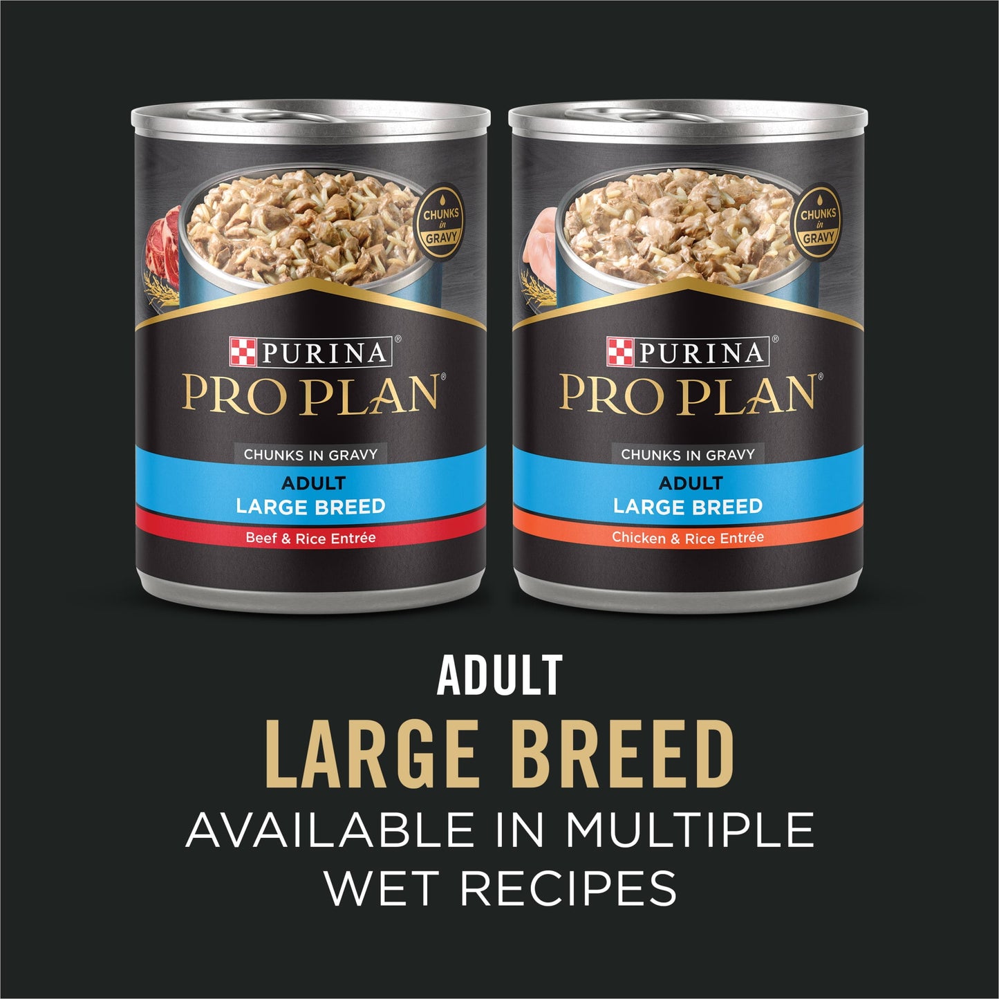 Purina Pro Plan Dry Dog Food for Large Adult Dogs High Protein,  Real Chicken & Rice, 34 lb Bag