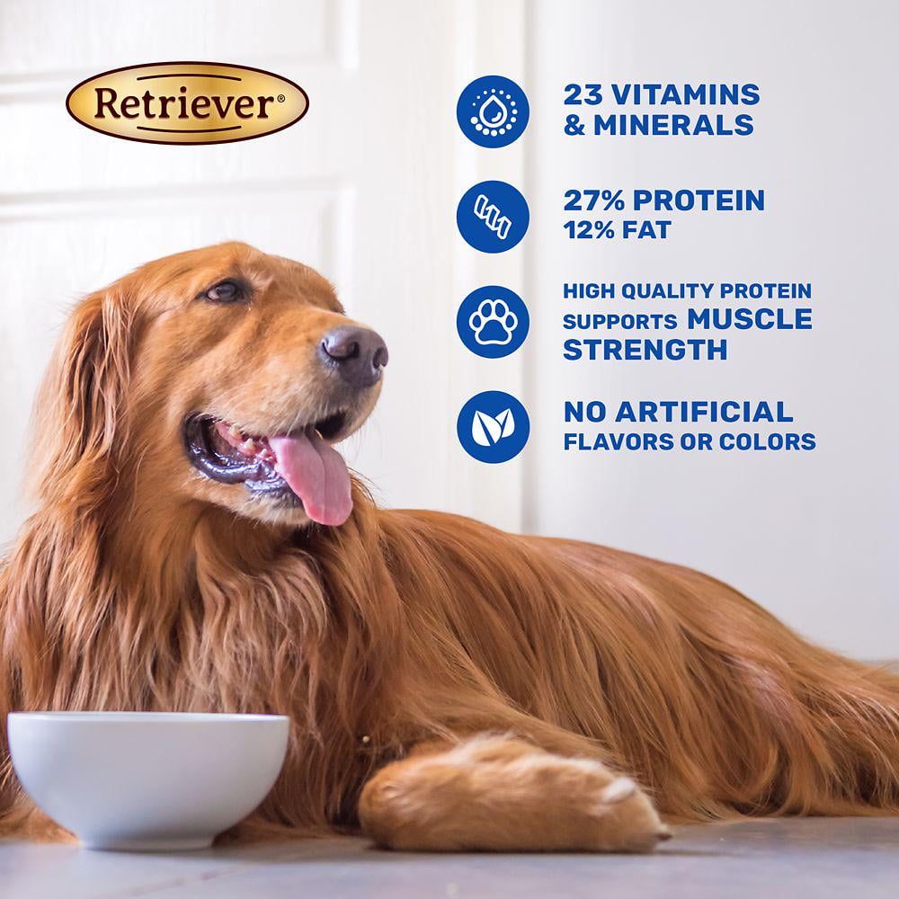 Retriever Adult Performance High Protein Beef and Chicken Recipe Dry Dog Food, 50 lb. Bag