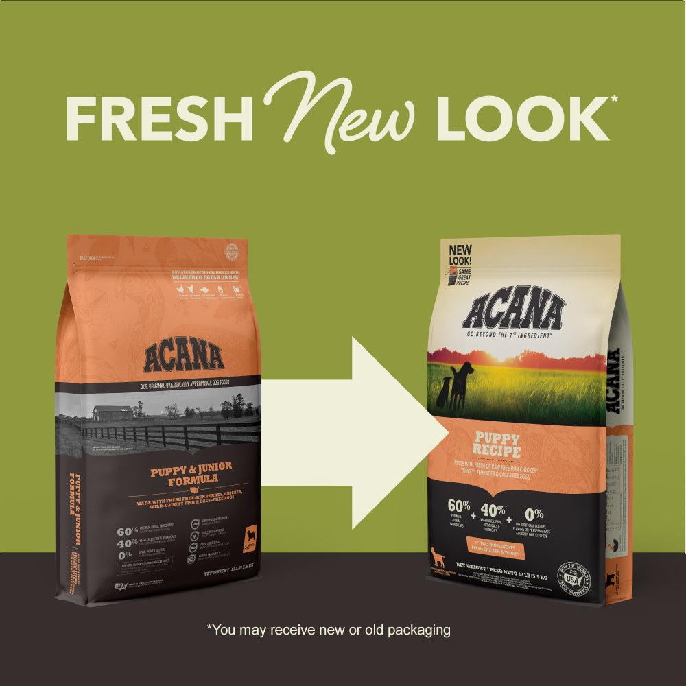 ACANA Puppy Recipe Dry Dog Food 25 lb
