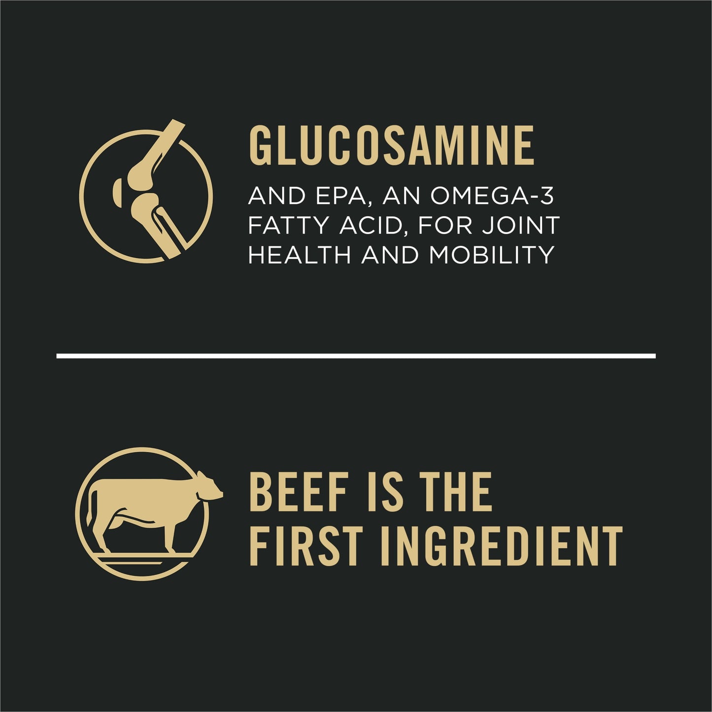 Purina Pro Plan Large Breed Dry High Protein Dog Food with Probiotics for Dogs, Beef and Rice Formula, 18 lb Bag