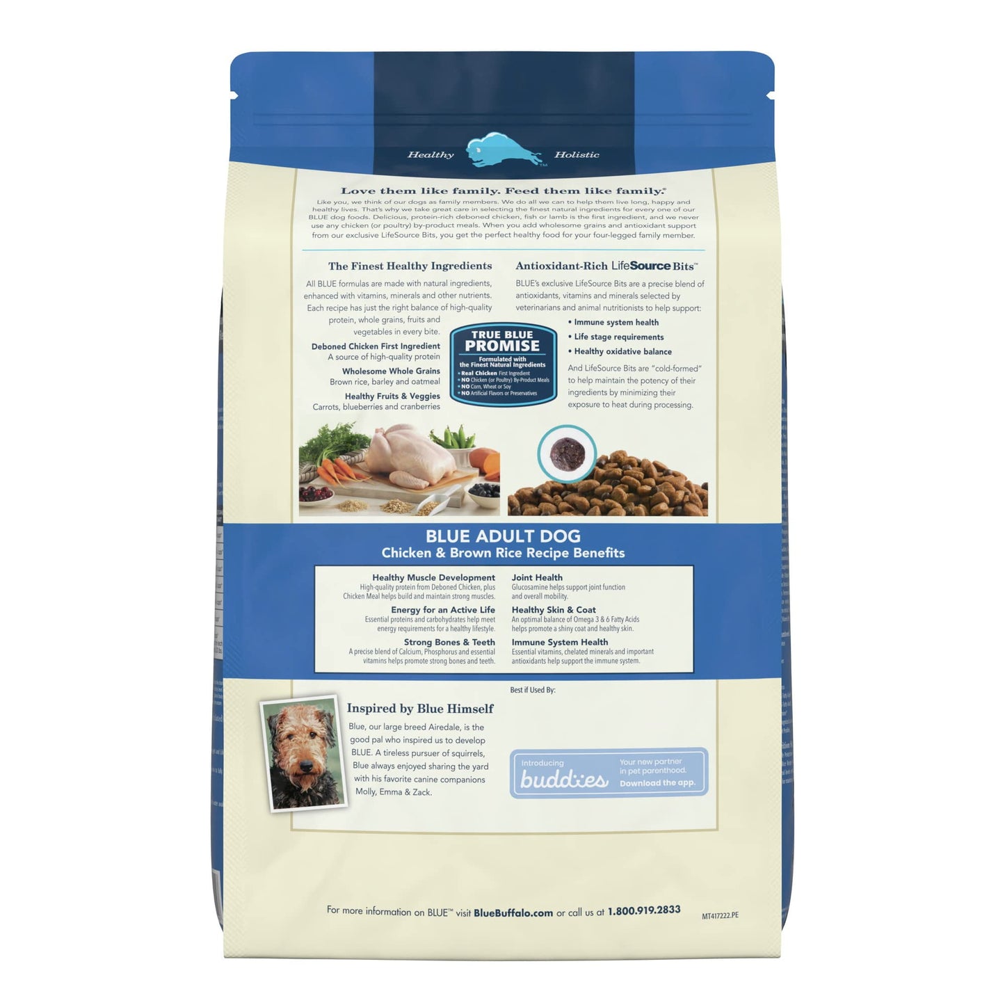 Blue Buffalo Blue Life Protection Formula Adult Chicken and Brown Rice (Pack of 2)