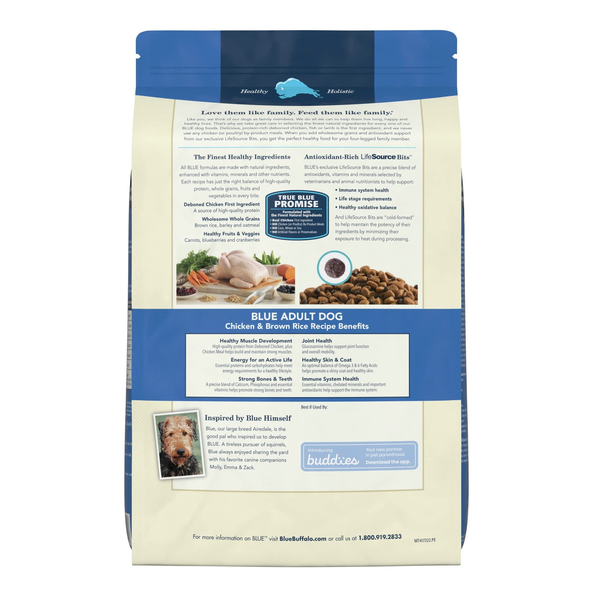 Blue Buffalo Blue Life Protection Formula Adult Chicken and Brown Rice (Pack of 2)