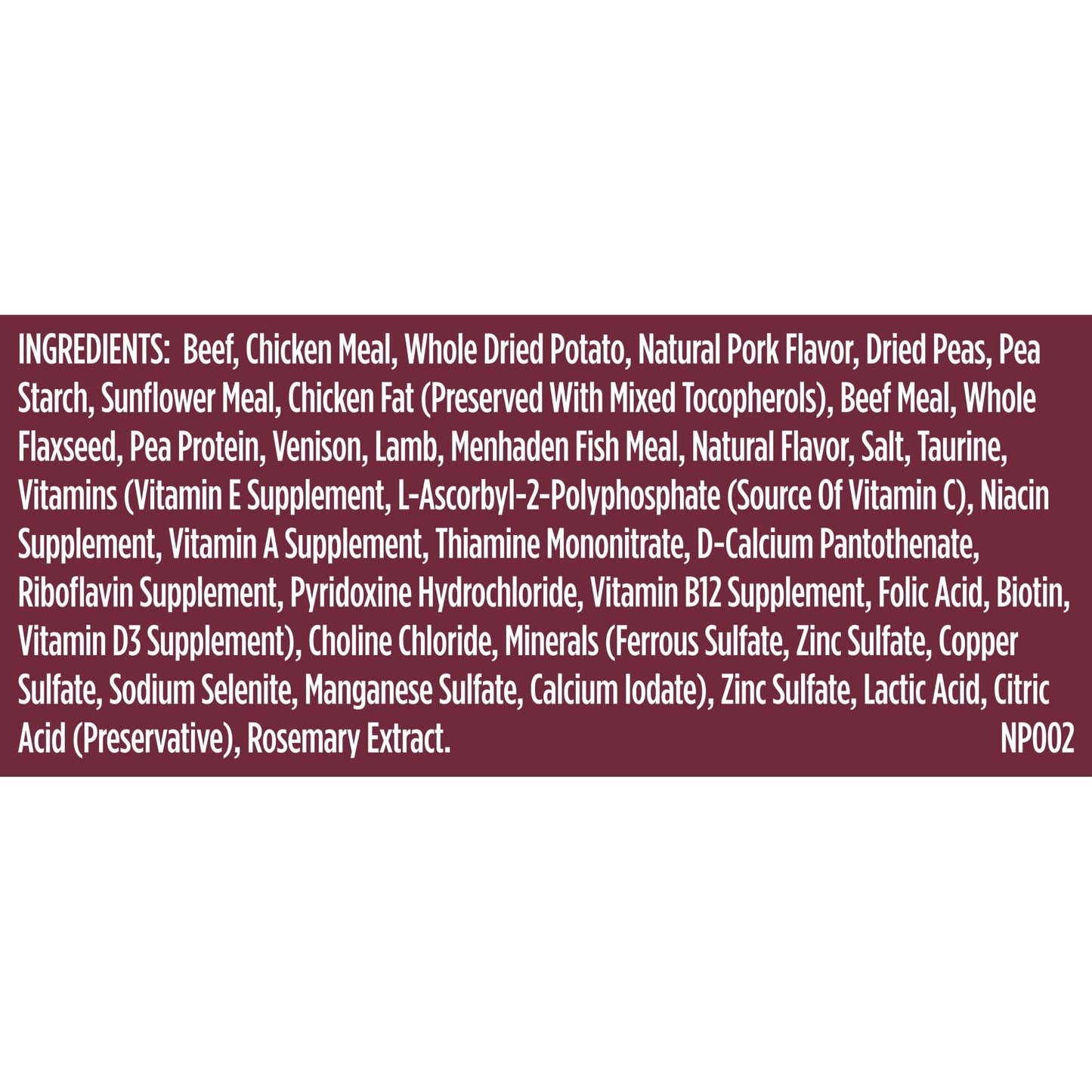 Nutrish High Protein Beef, Potato & Peas Recipe with Venison & Lamb Dry Dog Food, 4 lb. Bag (Rachael Ray)