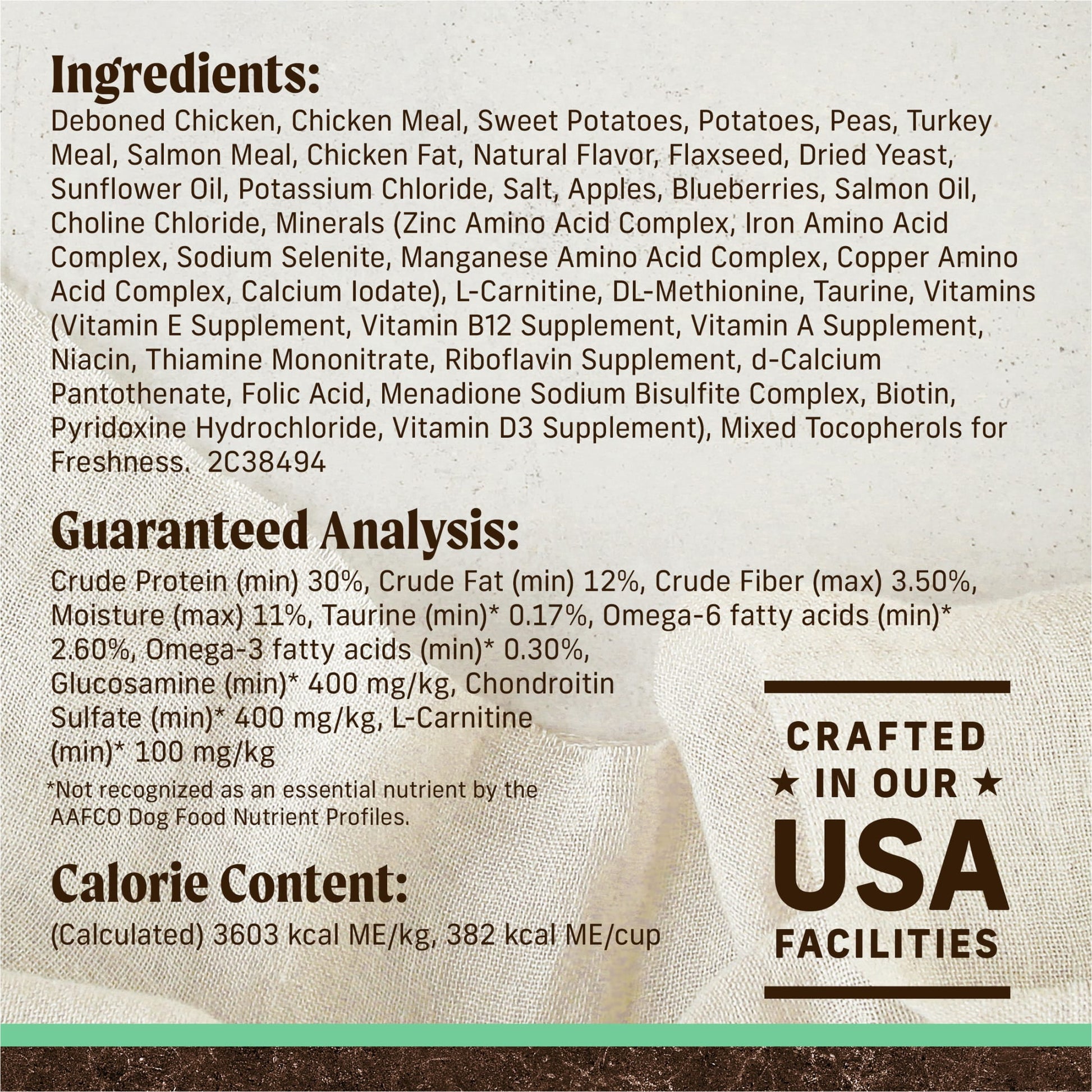 Merrick Grain-Free Dry Dog Food for Seniors, High Protein Real Chicken & Sweet Potato, 22 lb Bag