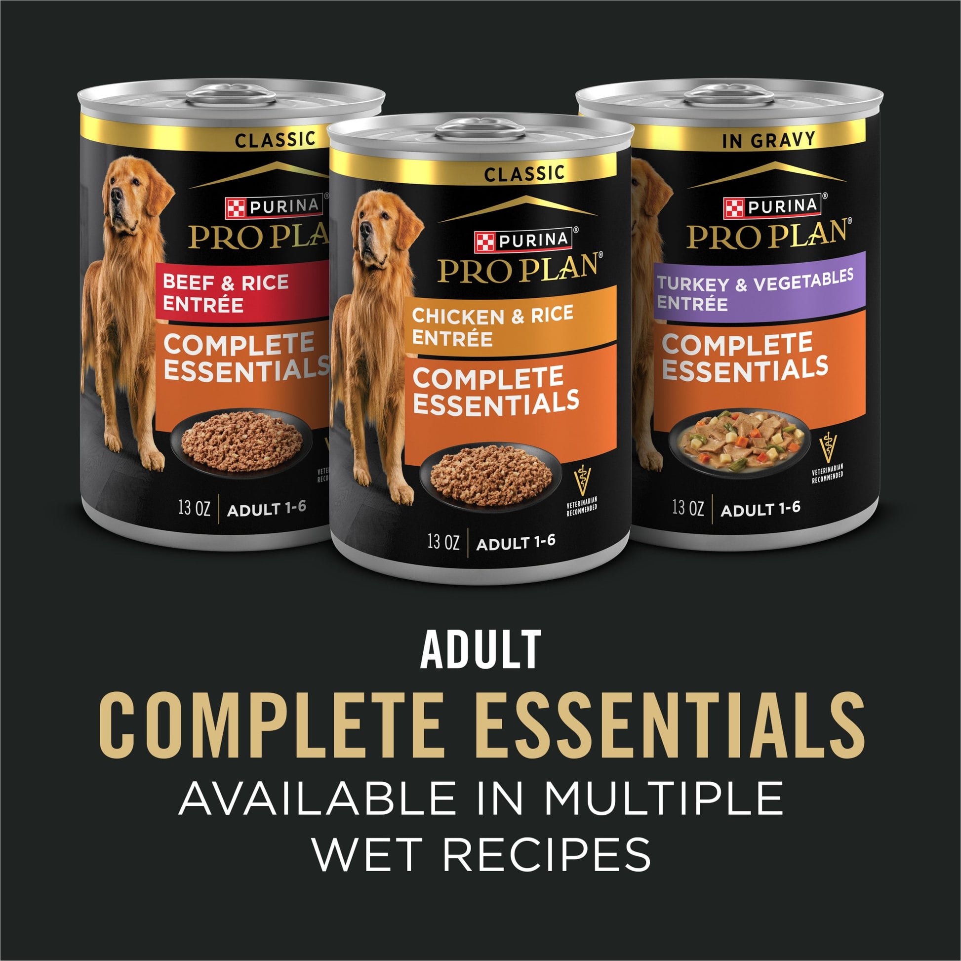 Purina Pro Plan Complete Essentials Shredded Blend Salmon and Rice Dry Dog Food Formula with Probiotics for Dogs, 5 lb Bag