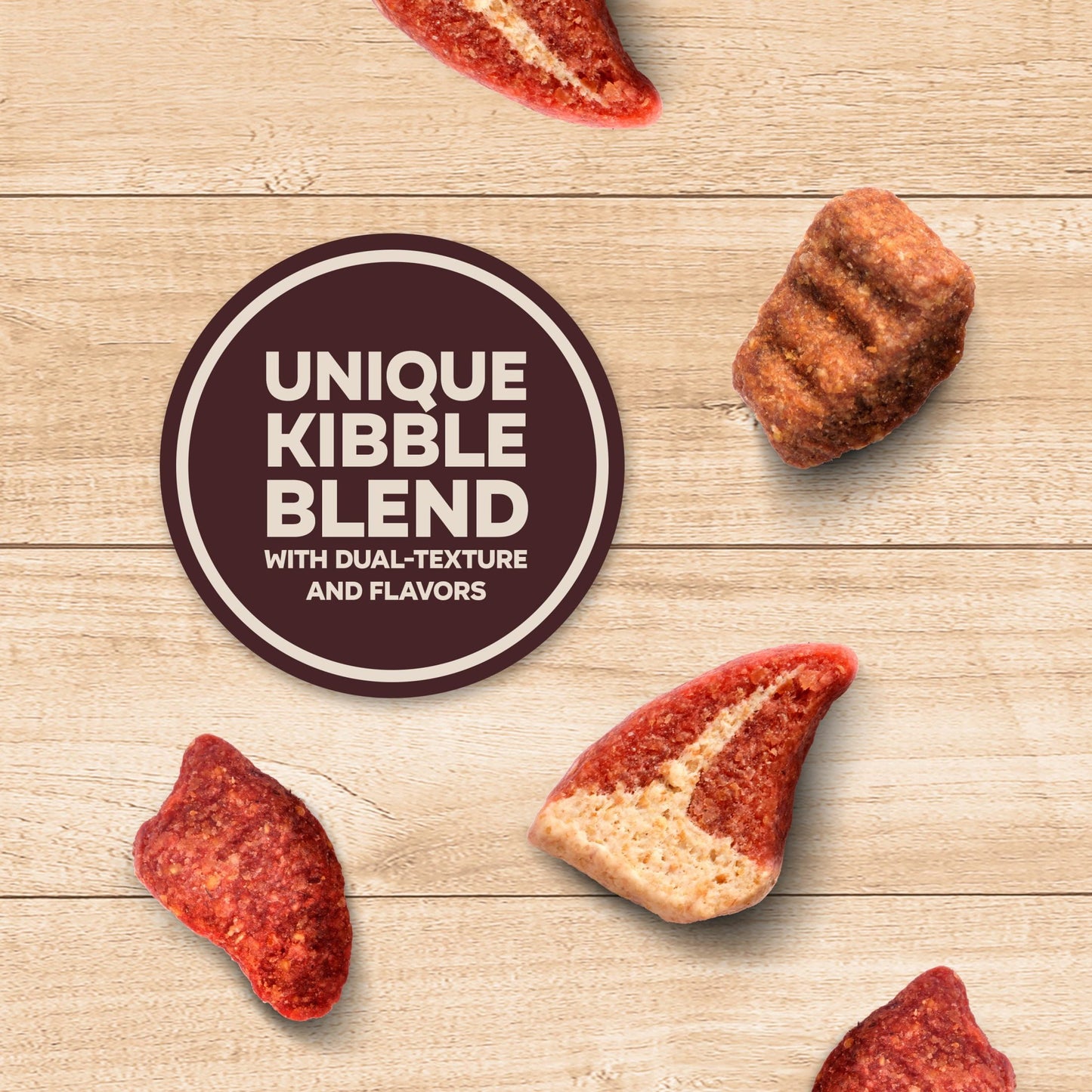 Kibbles 'n Bits Triple Steak Flavor Dry High Protein Dog Food 40 lb Bag