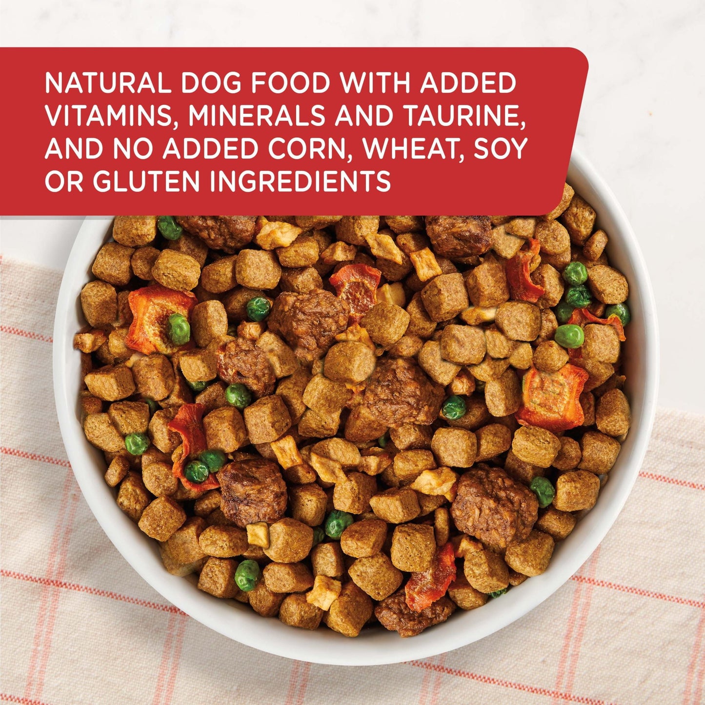 Rachael Ray Nutrish Dish Beef & Brown Rice Recipe with Veggies & Fruit Dry Dog Food, 3.75 lb. Bag